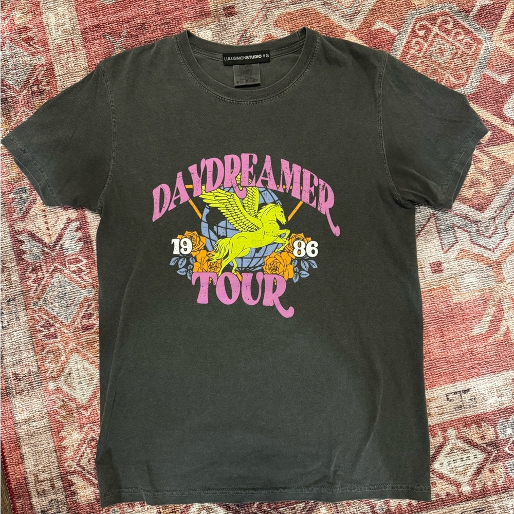 Vici Daydreamer Tour Tee - Black with Pink and Yellow Accents